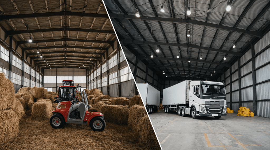 naves agrícolas vs naves industriales