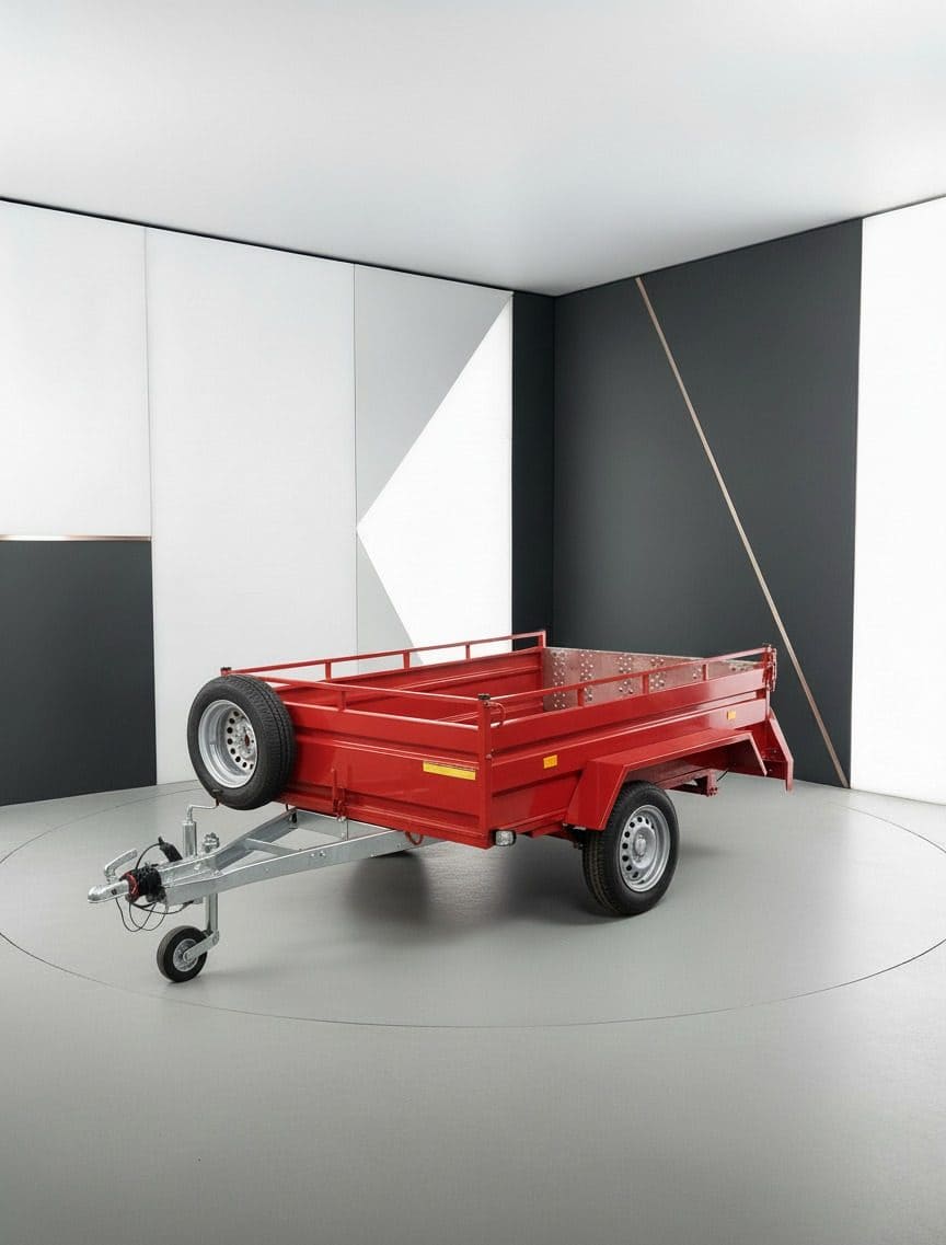 Remolque porta quads 220x150x40 cm + tubo